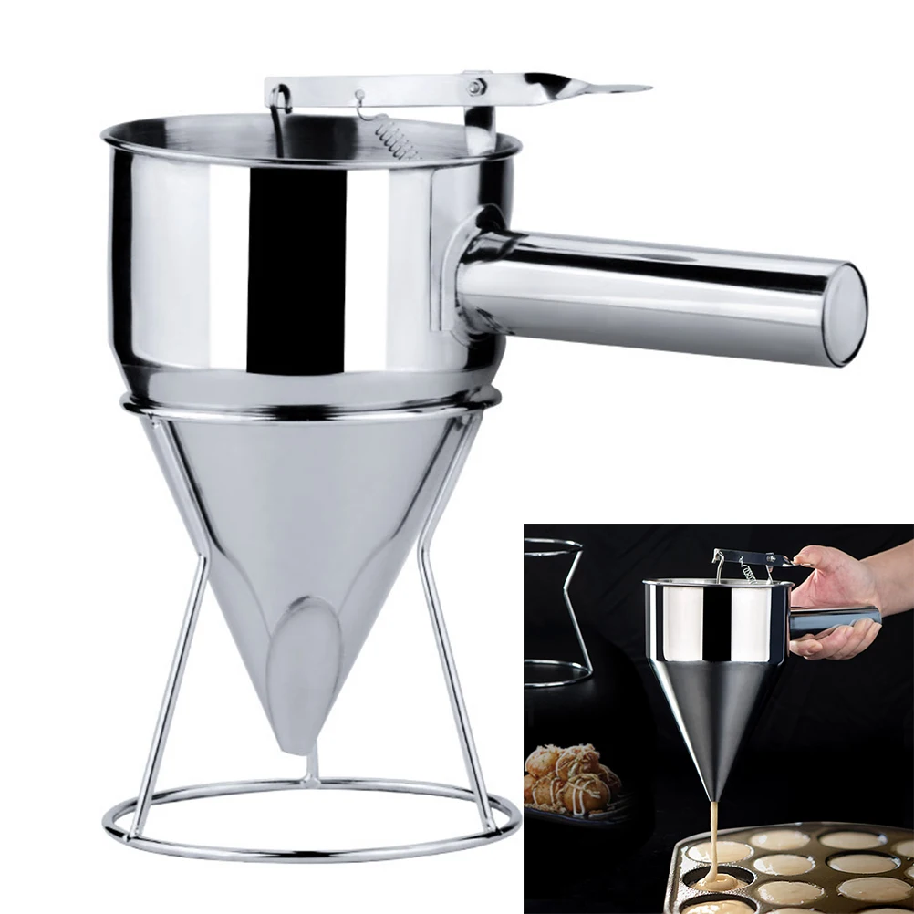 Stainless Steel Piston Funnel with Support Octopus Balls Tool for Sauce Cream Dosing Funnel Kitchen Cooking Tools
Stainless Steel Piston Funnel with Support Octopus Balls Tool for Sauce Cream Dosing Funnel Kitchen Cooking Tools