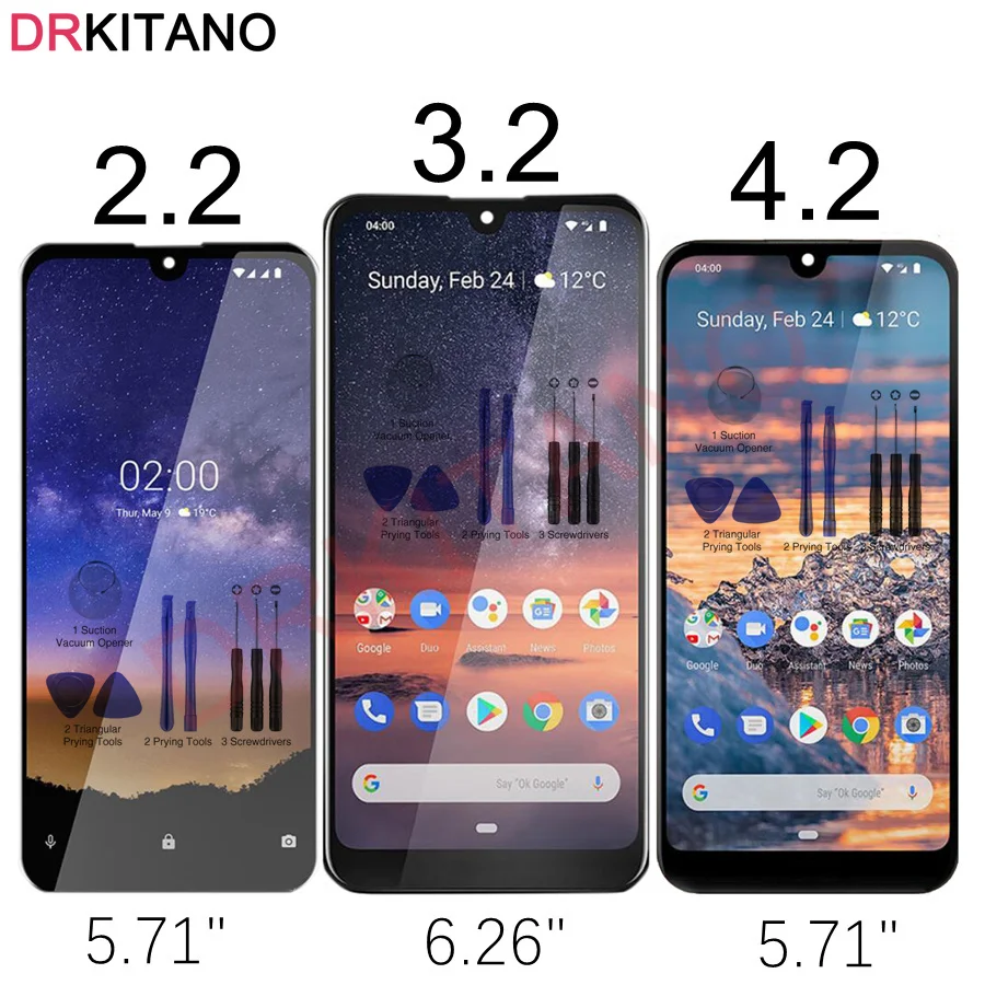 For Nokia 4.2 3.2 2.2 LCD Display Touch Screen Digitizer Assembly TA-1154 TA-1156 TA-1159 TA-1164 for Nokia 2.2 LCD Screen
For Nokia 4.2 3.2 2.2 LCD Display Touch Screen Digitizer Assembly TA-1154 TA-1156 TA-1159 TA-1164 for Nokia 2.2 LCD Screen