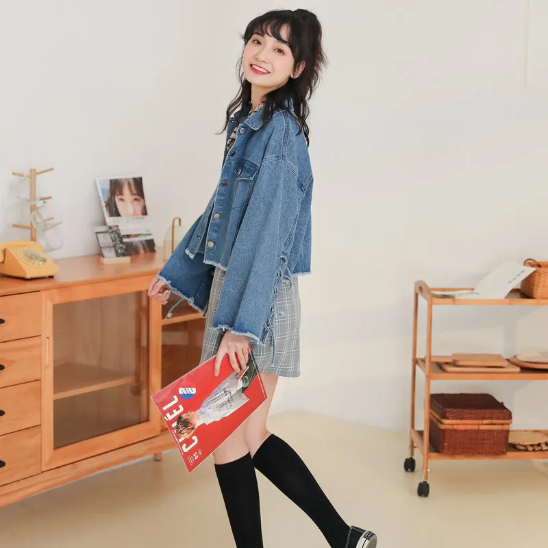 Photo Shoot 2019 Autumn New Style INS Korean-style Bell Sleeve Bandage Cloth Short Jeans Coat Women's
Photo Shoot 2019 Autumn New Style INS Korean-style Bell Sleeve Bandage Cloth Short Jeans Coat Women's