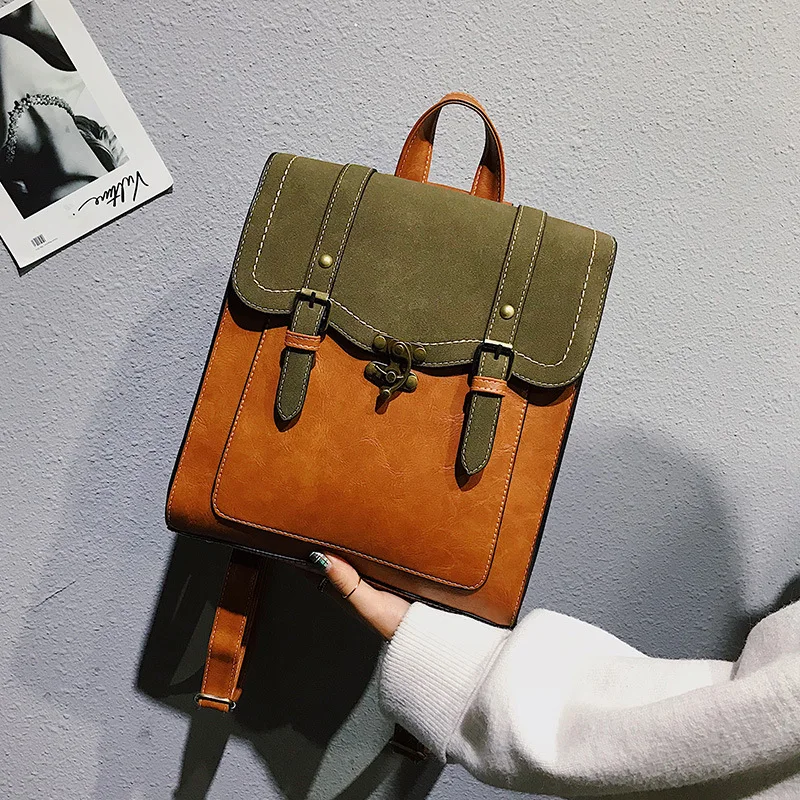 LISM 2019 new retro England pu leather backpack female simple campus multi-use Sen backpack student bag school bags
LISM 2019 new retro England pu leather backpack female simple campus multi-use Sen backpack student bag school bags