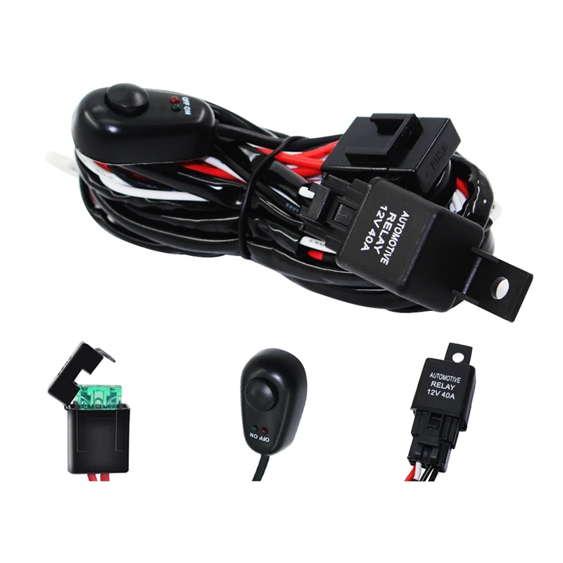 Led Work Light Bar Cable Car Auto Off Road Driving Fog Light Wiring Loom Harness Kit With On/Off Switch 40A Dc12V One Drag Two
Led Work Light Bar Cable Car Auto Off Road Driving Fog Light Wiring Loom Harness Kit With On/Off Switch 40A Dc12V One Drag Two