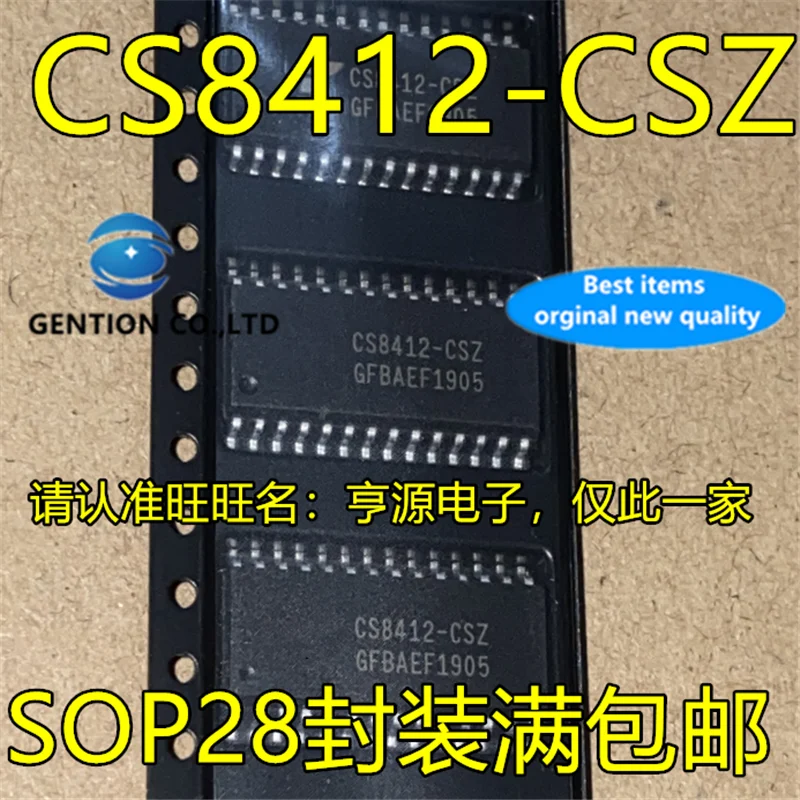 5Pcs CS8412 CS8412-CSZ SOP-28 Digital audio interface receiver chip in stock 100% new and original
5Pcs CS8412 CS8412-CSZ SOP-28 Digital audio interface receiver chip in stock 100% new and original