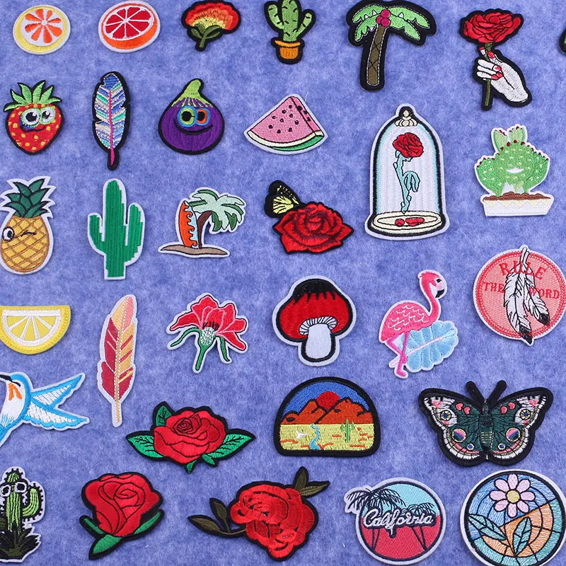 Flower Iron on Embroidered Patches for Clothing Thermoadhesive Patches Stickers Cartoon Flamingo Patch on Clothes Badges Stripe
Flower Iron on Embroidered Patches for Clothing Thermoadhesive Patches Stickers Cartoon Flamingo Patch on Clothes Badges Stripe