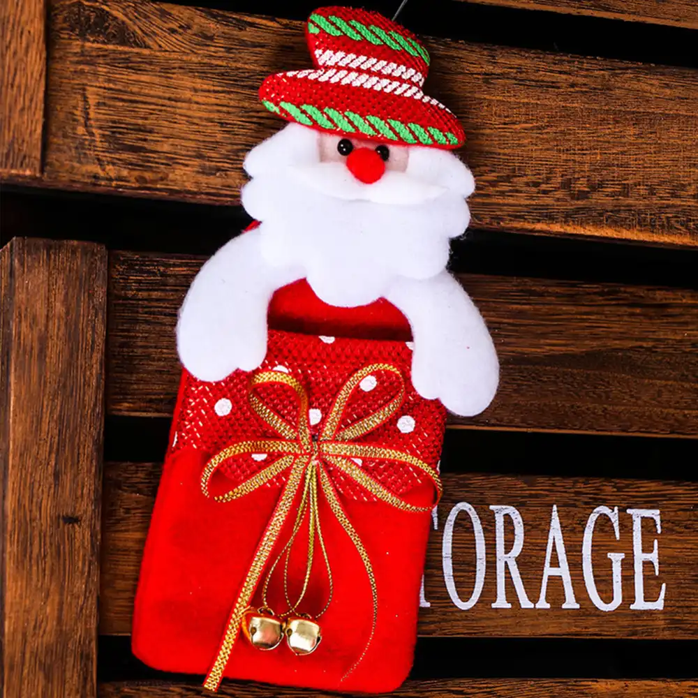 tree hanging decoration festival atmosphere christmas gift sock