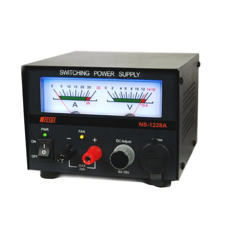 NISSEI NS-1228A Communication Switching Power Supply 28A 13.8V 9V-15V Adjustable Base Station NS1228A for Car Radio Audio System
NISSEI NS-1228A Communication Switching Power Supply 28A 13.8V 9V-15V Adjustable Base Station NS1228A for Car Radio Audio System