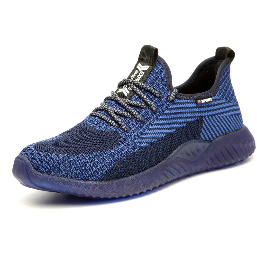 Men Steel Toe Safety Work Shoes Breathable Lightweight Comfortable Industrial Construction Shoes Puncture Proof Antislip image 3
