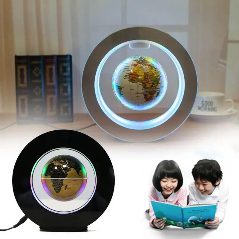 2W DC12V Magnetic Levitation Floating Globe Map w/LED Light Home Decor EU Plug
2W DC12V Magnetic Levitation Floating Globe Map w/LED Light Home Decor EU Plug