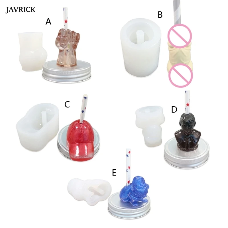 Cute Fist Cap Straw Topper Silicone Molds For Epoxy Resin Art Crafts DIY Santa Claus for 8mm Straws Handmade Jewelry Tool
Cute Fist Cap Straw Topper Silicone Molds For Epoxy Resin Art Crafts DIY Santa Claus for 8mm Straws Handmade Jewelry Tool