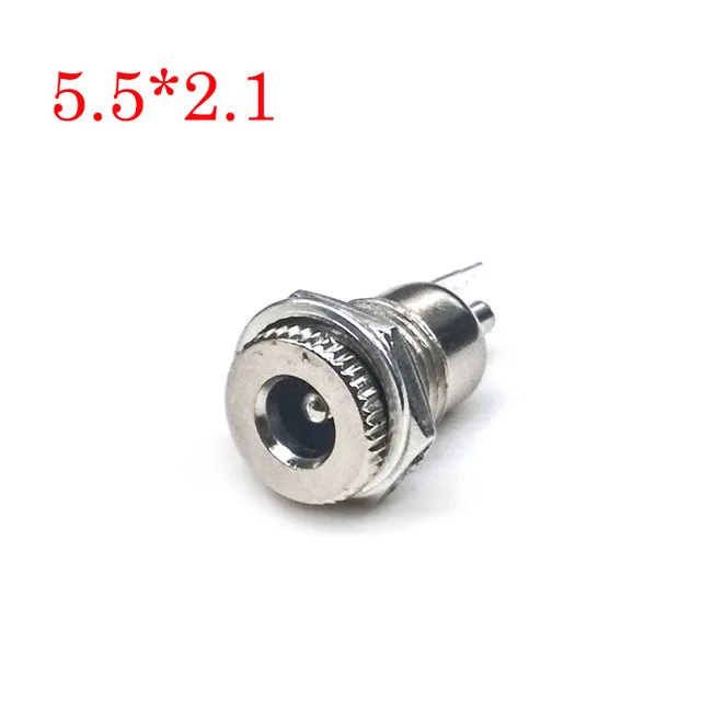 5pce / lot CC 099 5.5mm x 2.1mm DC Socket Female Socket Metal Panel Mount Connector DC-099 11MM 5.5x2.1 5.5x2.5 Open Hole
5pce / lot CC 099 5.5mm x 2.1mm DC Socket Female Socket Metal Panel Mount Connector DC-099 11MM 5.5x2.1 5.5x2.5 Open Hole