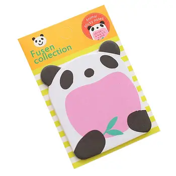 

2Pcs Panda Pig Cat Elephant Self Adhesive Memo Pad Sticker Sticky Note Notepad