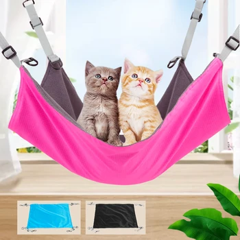 Cat Swing Hammock Hanging Bed Cats Mat Portable Pet Pad Soft Removable Small Dog House Funny Toy Winter&Summer Ptes Supply
Cat Swing Hammock Hanging Bed Cats Mat Portable Pet Pad Soft Removable Small Dog House Funny Toy Winter&Summer Ptes Supply