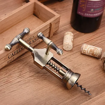 Vintage Double Screw Manual Wine Corkscrew Metal Red Wine Openers Bottle Opener Manual Corkscrew Openers Kitchen Tools
Vintage Double Screw Manual Wine Corkscrew Metal Red Wine Openers Bottle Opener Manual Corkscrew Openers Kitchen Tools