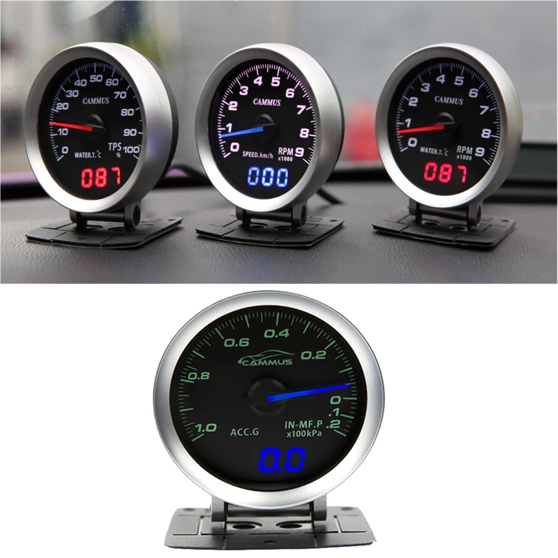 Car instrument dual function digital touch switch color change OBD2 racing watch for G value + intake pressure racing watch
Car instrument dual function digital touch switch color change OBD2 racing watch for G value + intake pressure racing watch