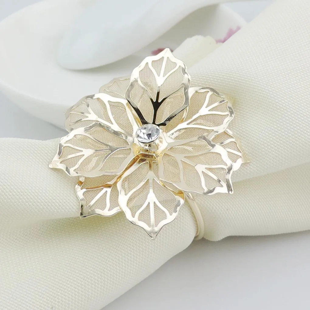 12pcs Napkin Rings Hollow Out Flower Napkin Rings Gold Serviette Buckle Holder Family Gathering Dinner Party Decoration Rings
12pcs Napkin Rings Hollow Out Flower Napkin Rings Gold Serviette Buckle Holder Family Gathering Dinner Party Decoration Rings