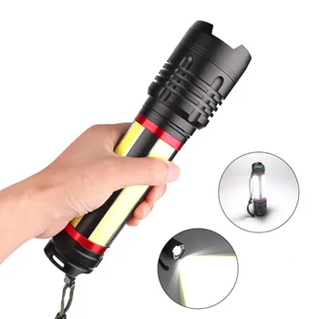 Super Powerful XHP70 + COB Led Flashlight Zoomable LED Flashlight Torch USB Rechargeable Waterproof Lamp for camping
Super Powerful XHP70 + COB Led Flashlight Zoomable LED Flashlight Torch USB Rechargeable Waterproof Lamp for camping