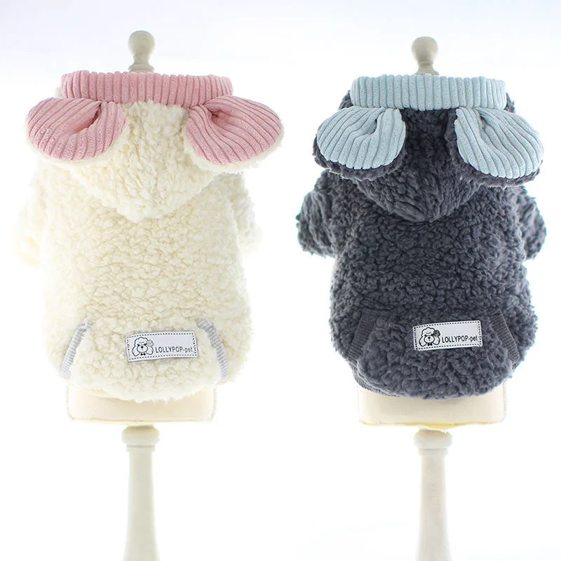Pet Dog Clothes with Cap Fpr Autumn and Winter Small Puppy Dog Fashion Coats with Big Ears Bubble Fleece Quilted Cotton Jackets
Pet Dog Clothes with Cap Fpr Autumn and Winter Small Puppy Dog Fashion Coats with Big Ears Bubble Fleece Quilted Cotton Jackets