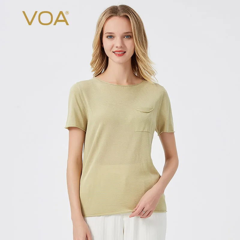 Voa Summer New Natural Patch Small Square Round Neck Multi-color Short Sleeve Loose Soft T-shirt Bg005 Tshirt T Shirt Women
Voa Summer New Natural Patch Small Square Round Neck Multi-color Short Sleeve Loose Soft T-shirt Bg005 Tshirt T Shirt Women