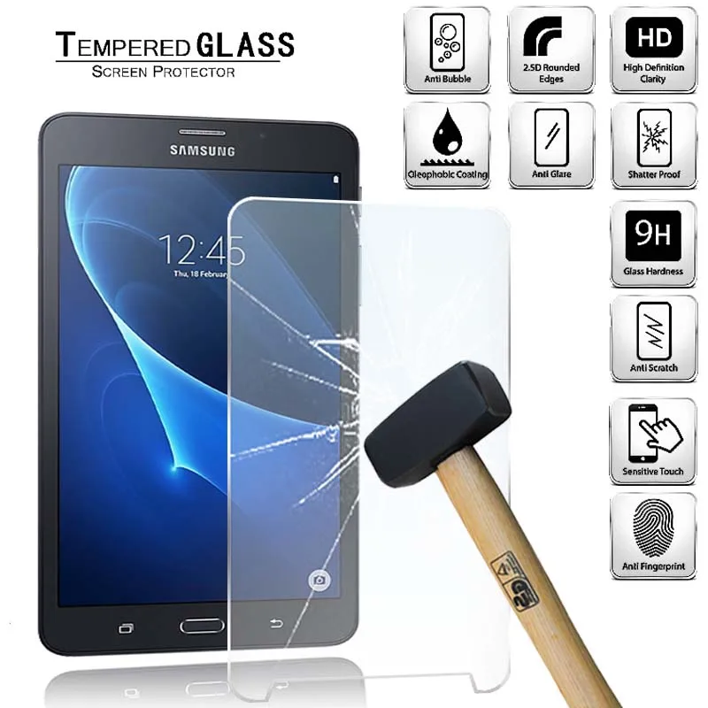 Tablet Tempered Glass Screen Protector Cover for Samsung Galaxy Tab A 7.0 (2016) T280 Anti-Screen Breakage HD Tempered Film
Tablet Tempered Glass Screen Protector Cover for Samsung Galaxy Tab A 7.0 (2016) T280 Anti-Screen Breakage HD Tempered Film