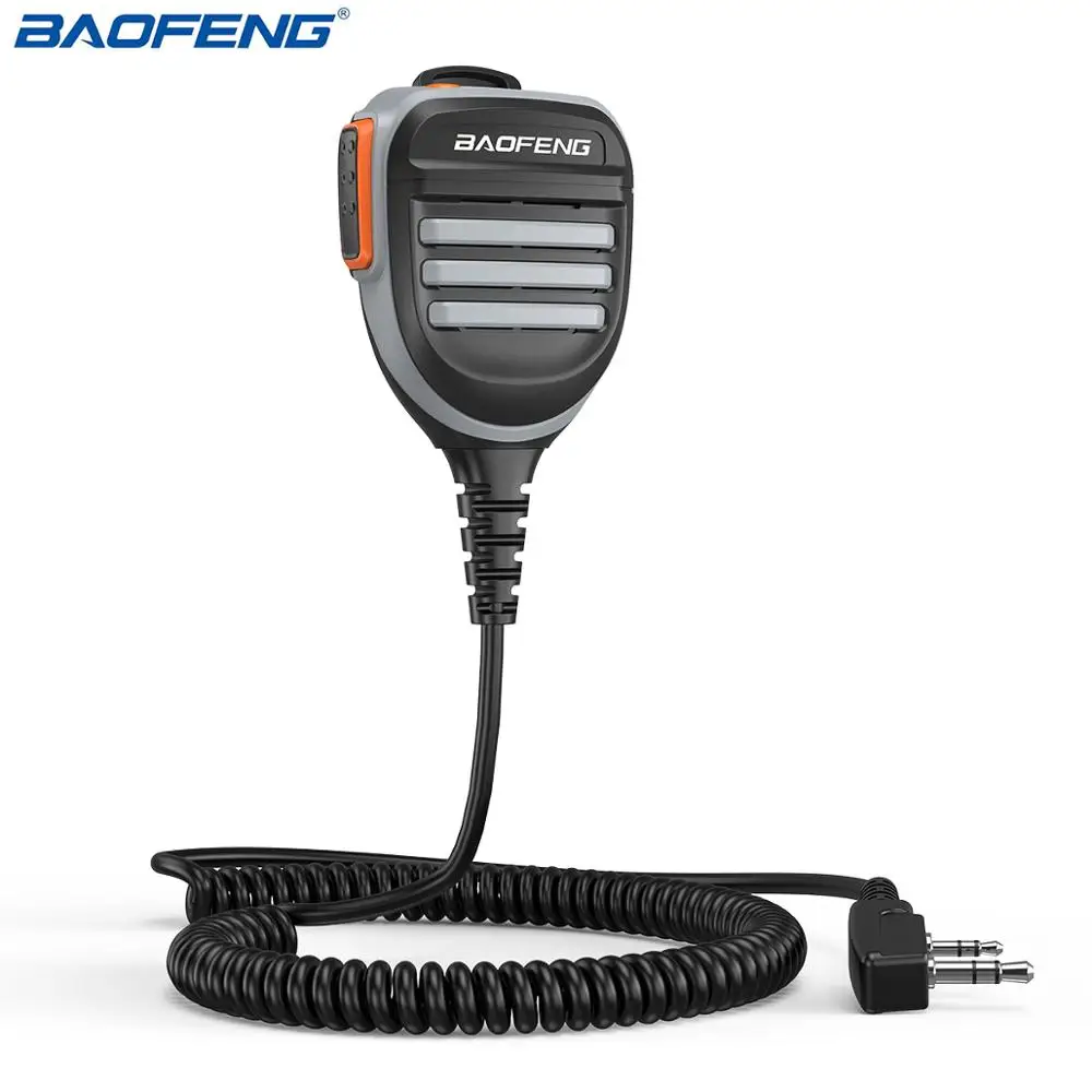 Baofeng водонепроницаемый PTT плечевой динамик микрофон для TYT Walkie Talkie UV-5R BF-888S UV-82 |