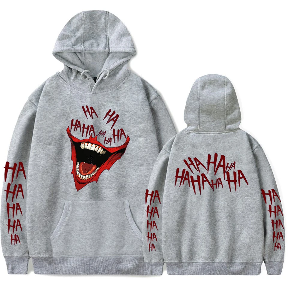 Boys/girls software Long Sleeve Hip Hop Pullovers High Quality Peculiar haha joker print Spring/autumn Hoodies sweatshirt Funny
Boys/girls software Long Sleeve Hip Hop Pullovers High Quality Peculiar haha joker print Spring/autumn Hoodies sweatshirt Funny