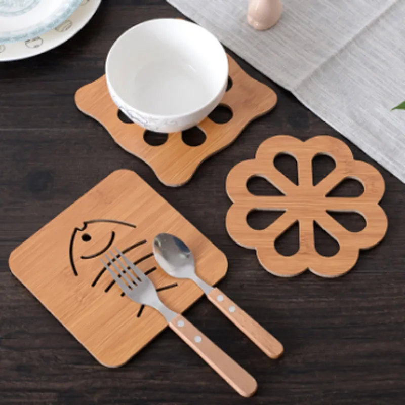 New Hollow Cartoon Pattern Solid Wood Coaster Set Antiscalding Heat Insulation Pad Wooden Table Mat Non-Slip Kitchen Coasters
New Hollow Cartoon Pattern Solid Wood Coaster Set Antiscalding Heat Insulation Pad Wooden Table Mat Non-Slip Kitchen Coasters
