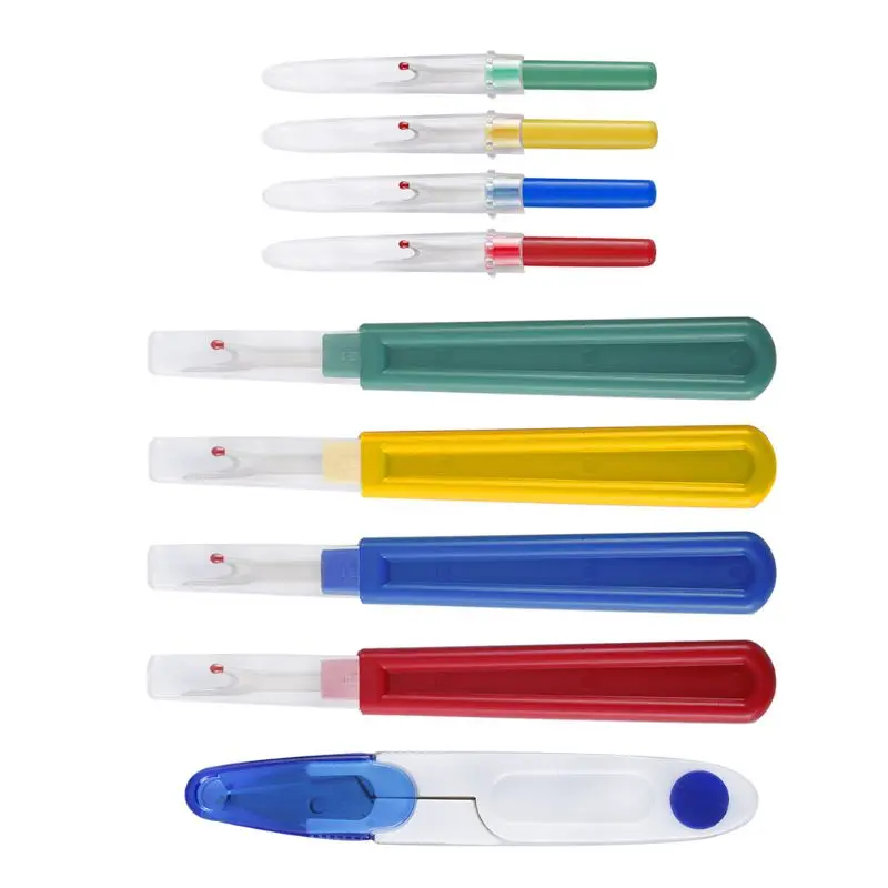 9pcs Seam Ripper Stitch Unpicker Sewing Plastic Handle Thread Cutter DIY Set
9pcs Seam Ripper Stitch Unpicker Sewing Plastic Handle Thread Cutter DIY Set
