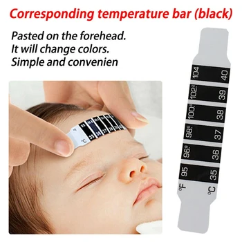 40X Forehead Fever Thermometer Strip Baby Child Adult Body Head Temperature Test
40X Forehead Fever Thermometer Strip Baby Child Adult Body Head Temperature Test