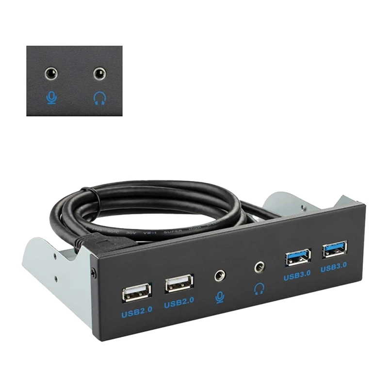 USB 3.0 Front Panel Hub Optical Drive 5.25 Inch Computer Expansion Board 6 Ports Support 2.0 | Компьютеры и офис