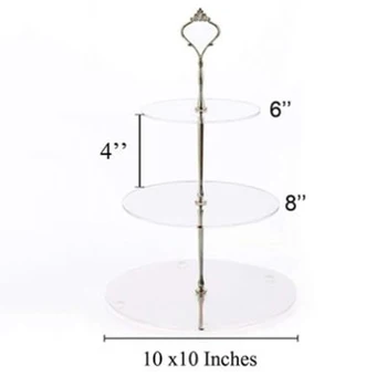 3 Tier Cake Cupcake Plate Stand Tray Handle Hardware Fitting Holder Silver Crown
3 Tier Cake Cupcake Plate Stand Tray Handle Hardware Fitting Holder Silver Crown