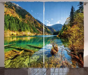 Outdoor Window Curtains Scenic View Arrow Bamboo Lake Among Mountains and Colorful Fall Woods China Living Room Decor Bedroom
Outdoor Window Curtains Scenic View Arrow Bamboo Lake Among Mountains and Colorful Fall Woods China Living Room Decor Bedroom
