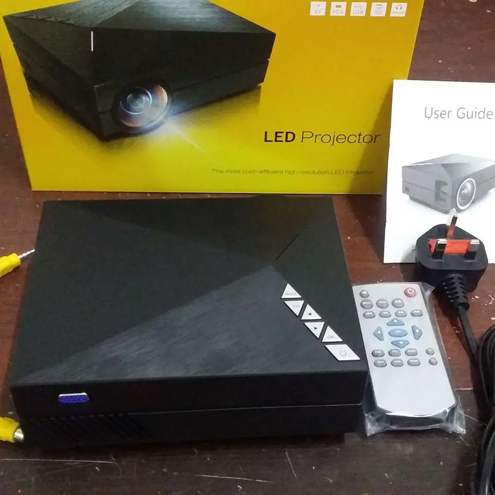 Multi-Media GM60 Mini LCD Projector for Home Cinema Theater with More than 20000 hours LED Lamp AV/VGA/USB/SD/Micro USB UK Plug
Multi-Media GM60 Mini LCD Projector for Home Cinema Theater with More than 20000 hours LED Lamp AV/VGA/USB/SD/Micro USB UK Plug