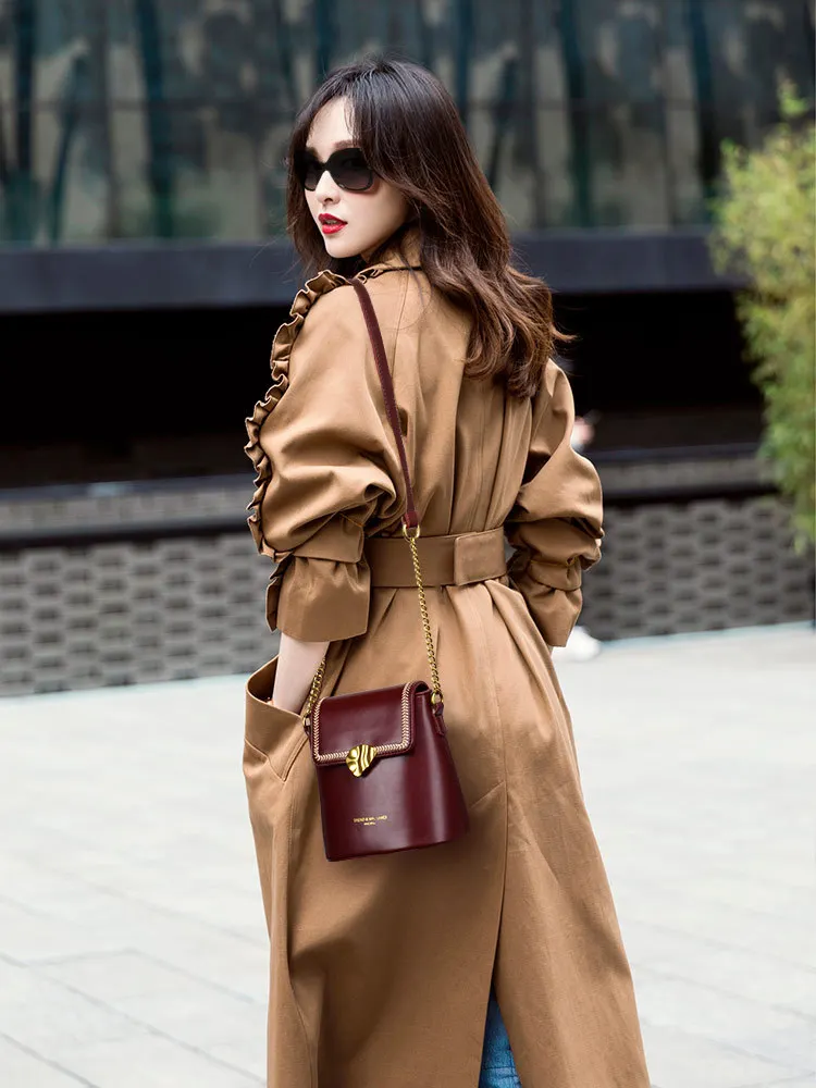 New Autumn and Winter Chain Bucket Bag Fashion Crossbody Shoulder Bag 
New Autumn and Winter Chain Bucket Bag Fashion Crossbody Shoulder Bag
