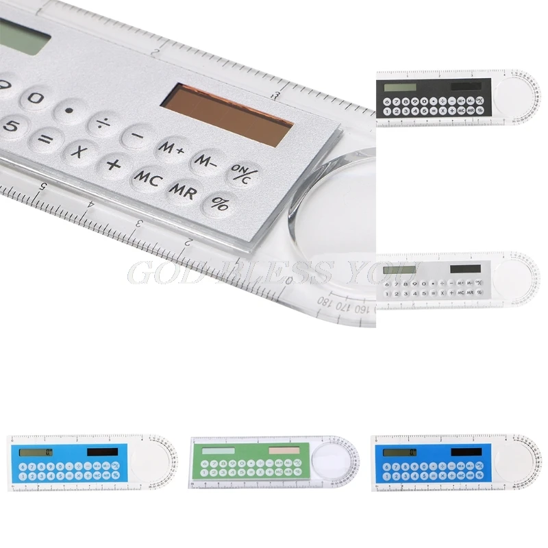 Pocket Calculator for Student Colorful Student Ruler Mini Portable Calculator Office Stationery
Pocket Calculator for Student Colorful Student Ruler Mini Portable Calculator Office Stationery