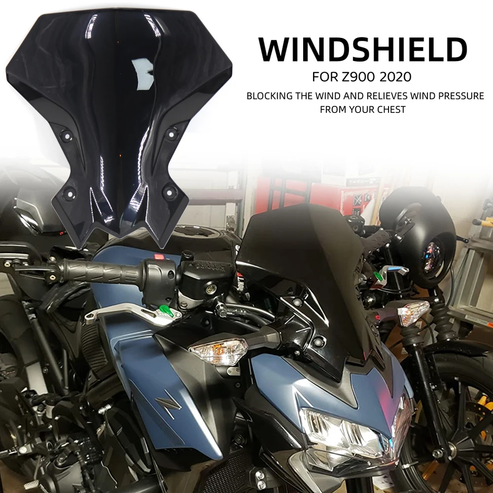 New For Kawasaki Z 900 Z900 2020 2021 2021 Motorcycle Windshield Screen Visor Windscreen Double Bubble Wind Deflector
New For Kawasaki Z 900 Z900 2020 2021 2021 Motorcycle Windshield Screen Visor Windscreen Double Bubble Wind Deflector
