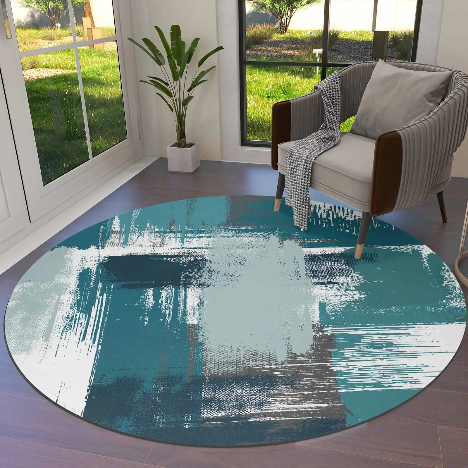 Abstract Oil Painting Blue-Green Round Area Rug Carpets For Living Room Large Mat Home Bedroom Kid Room Decoration
Abstract Oil Painting Blue-Green Round Area Rug Carpets For Living Room Large Mat Home Bedroom Kid Room Decoration