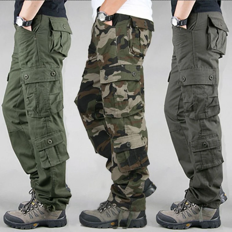 Stylish Men's Cargo Pants with Multiple Pockets, Made of Tough and Durable Cotton, Ideal for Outdoor Activities
Stylish Men's Cargo Pants with Multiple Pockets, Made of Tough and Durable Cotton, Ideal for Outdoor Activities
