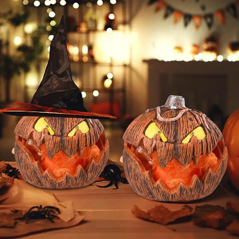 

Halloween Pumpkin Lantern Ghost Led Lamp Festival Glowing Pumpkins Horror Prop Halloween Pumpkin Decoration Outdoor Decor