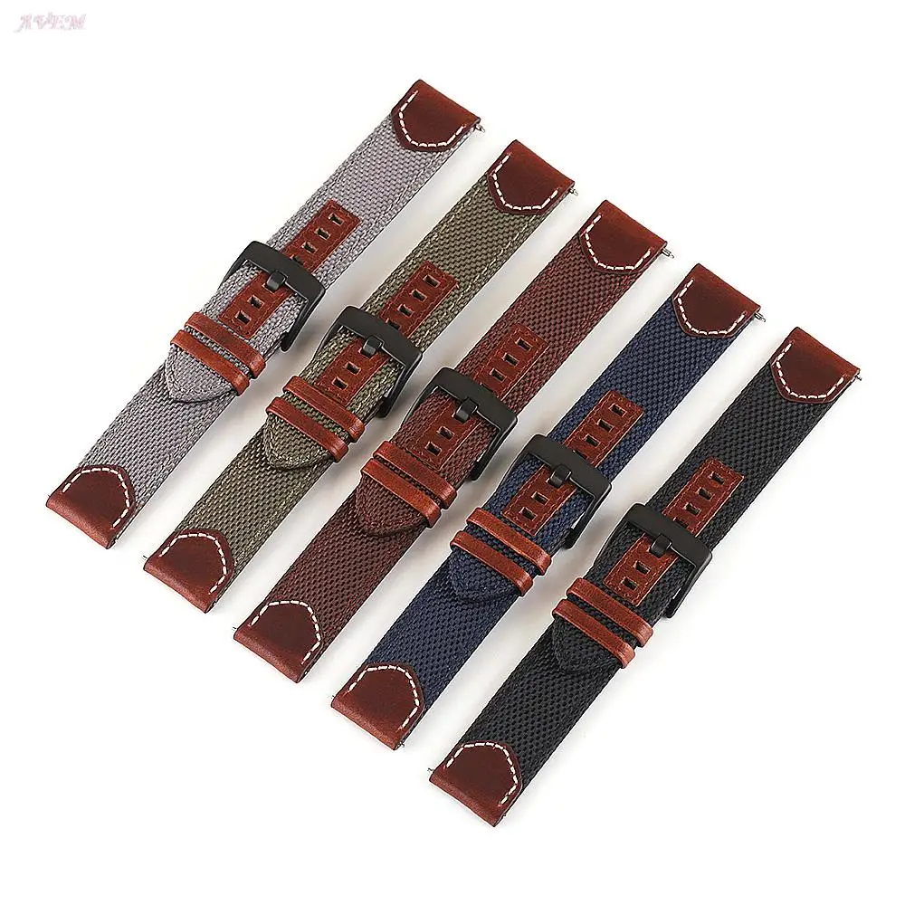Vintage Nylon Watchband 20MM 22MM 24MM Quick Release Wristband For Samsung Galaxy 42MM 46MM gearS2 S3 Active 2 Leather Straps 
Vintage Nylon Watchband 20MM 22MM 24MM Quick Release Wristband For Samsung Galaxy 42MM 46MM gearS2 S3 Active 2 Leather Straps
