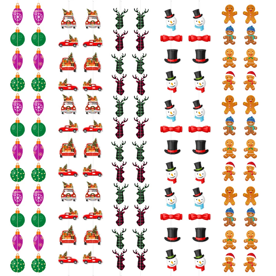 Christmas Background Wall Garlands Snowman Gingerbread Man Pendants Noel Xmas Decoration New Year Merry Christmas Ornaments
Christmas Background Wall Garlands Snowman Gingerbread Man Pendants Noel Xmas Decoration New Year Merry Christmas Ornaments