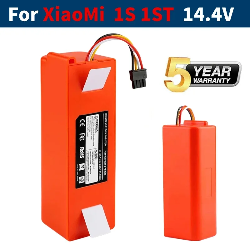 For Xiaomi roborock S50 S51 T4 T6 12800mAh 14.4V 12.8Ah Li-ion Battery for roborock S50 S51 Robot Vacuum Cleaner
For Xiaomi roborock S50 S51 T4 T6 12800mAh 14.4V 12.8Ah Li-ion Battery for roborock S50 S51 Robot Vacuum Cleaner