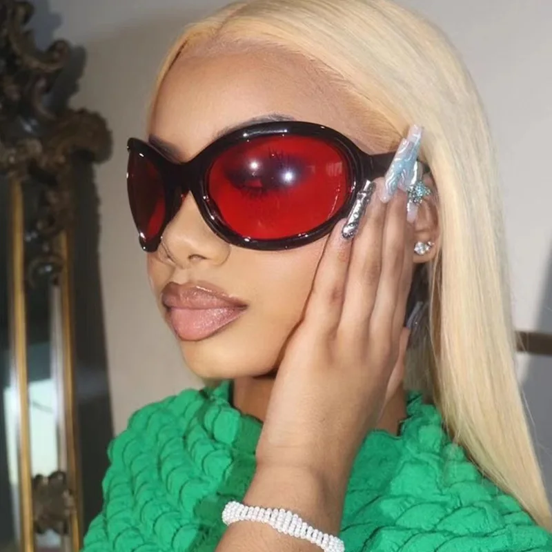 Oversized Punk Sunglasses 2023 Women New Fashion Brand Oval Y2K Sun Glasses Men Trends Goggle Black White Shades Eyewear Oculos
Oversized Punk Sunglasses 2023 Women New Fashion Brand Oval Y2K Sun Glasses Men Trends Goggle Black White Shades Eyewear Oculos