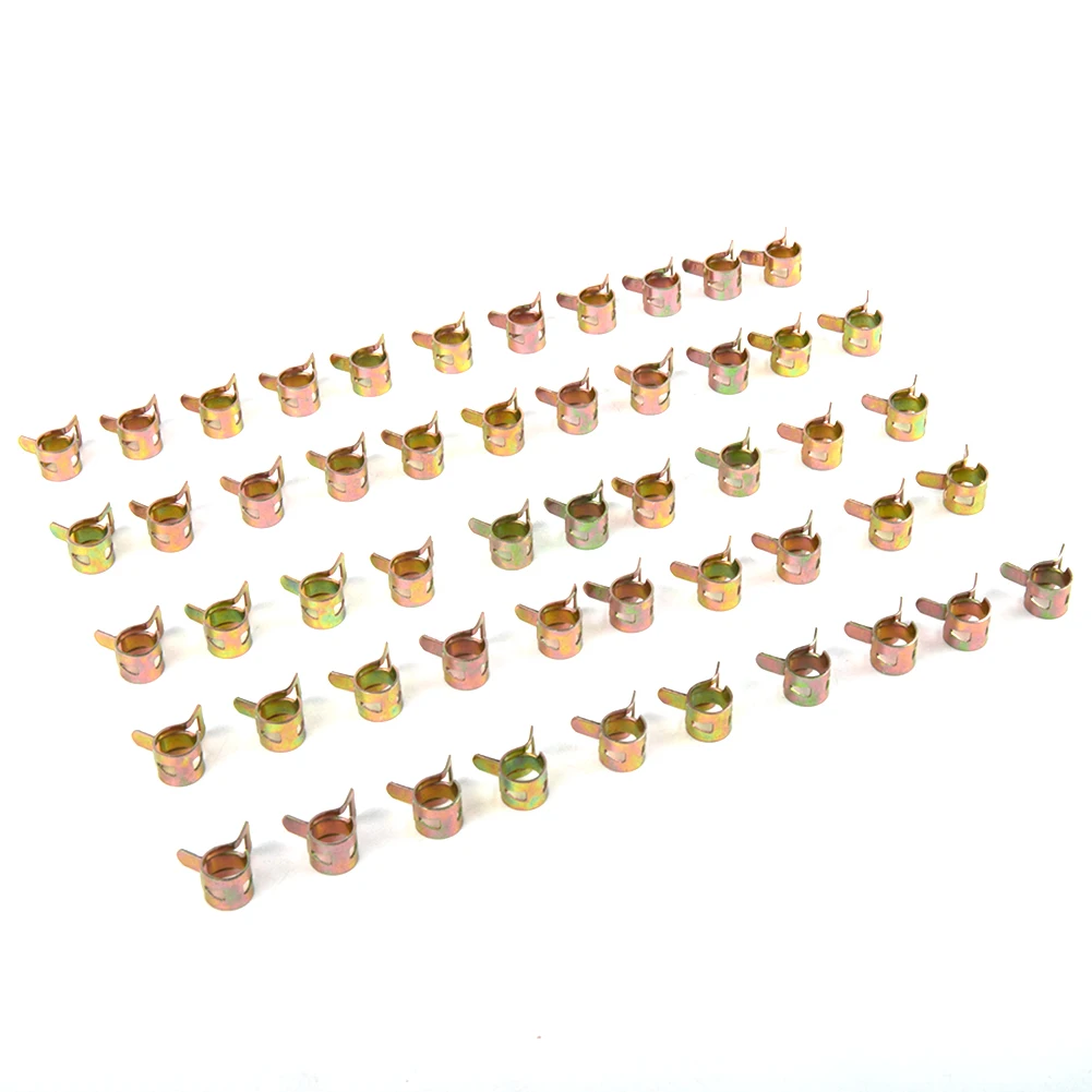 50pcs set Hose clamp Fuel line Spring clip Vacuum 5/16" 8mm 8mm to 9mm Automotives Clamp Fuel oil Lines Brand new
50pcs set Hose clamp Fuel line Spring clip Vacuum 5/16" 8mm 8mm to 9mm Automotives Clamp Fuel oil Lines Brand new