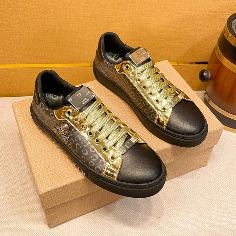 Men's Shoes New Fashion Classical High Luxury Brand Anti-Odor Board Shoes Breathable High Quality Casual Leather Shoes For Men's
Men's Shoes New Fashion Classical High Luxury Brand Anti-Odor Board Shoes Breathable High Quality Casual Leather Shoes For Men's