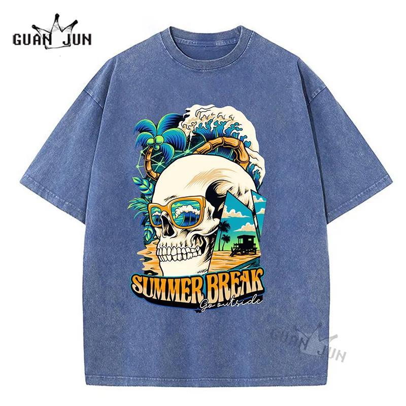 New Arrival Summer Break Go Outside T Shirt Retro Washed T-shirt Men/women Tees Summer Cotton Unisex Clothes Harajuku Streetwear
New Arrival Summer Break Go Outside T Shirt Retro Washed T-shirt Men/women Tees Summer Cotton Unisex Clothes Harajuku Streetwear