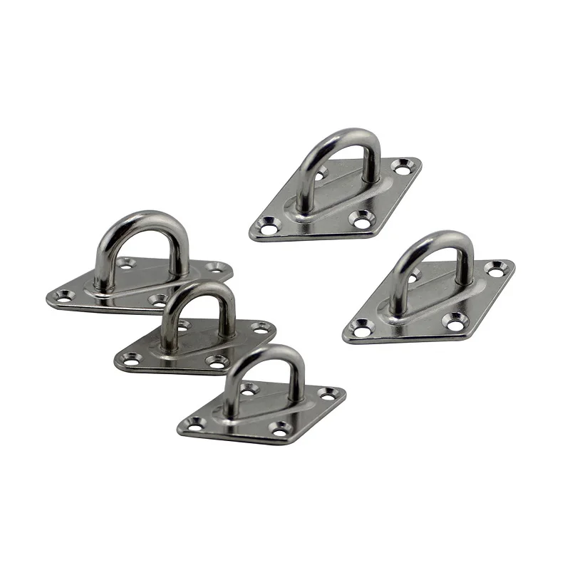 5PCS Stainless Steel Diamond Eye Plate 5mm 6mm 8mm 10mm Heavy Duty Marine Hardware
5PCS Stainless Steel Diamond Eye Plate 5mm 6mm 8mm 10mm Heavy Duty Marine Hardware