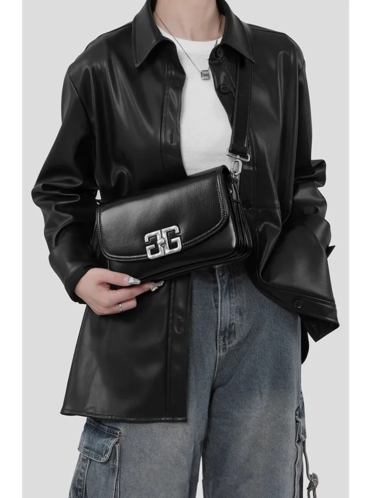 Black Fashion Brand Versatile Chains Tote Bag Women Genuine Leather Bag Real Leather Lady Shoulder Crossbody Bag High Quality
Black Fashion Brand Versatile Chains Tote Bag Women Genuine Leather Bag Real Leather Lady Shoulder Crossbody Bag High Quality