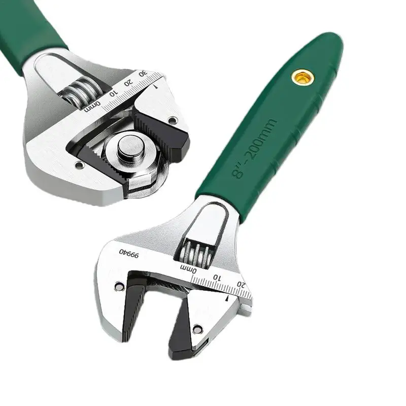 Ratchet Wrench Scale Marked Wide Jaw Opening Pipe Wrench High Carbon Steel Plumber Tools Wrench Ergonomic Grip For Car Use
Ratchet Wrench Scale Marked Wide Jaw Opening Pipe Wrench High Carbon Steel Plumber Tools Wrench Ergonomic Grip For Car Use