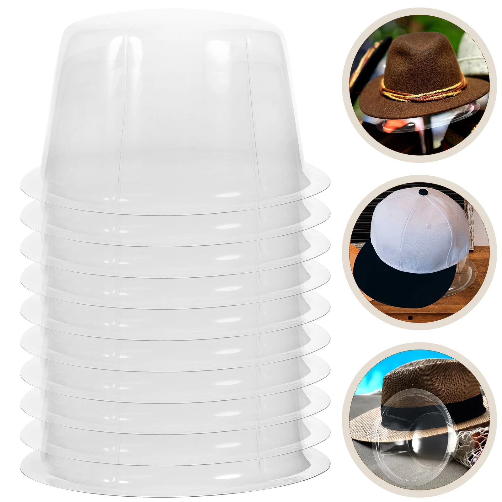 10pcs Hat Insert Stand Clear Hat Supporting Holder Hat Display Rack for Baseball Cap Peaked Cap
10pcs Hat Insert Stand Clear Hat Supporting Holder Hat Display Rack for Baseball Cap Peaked Cap