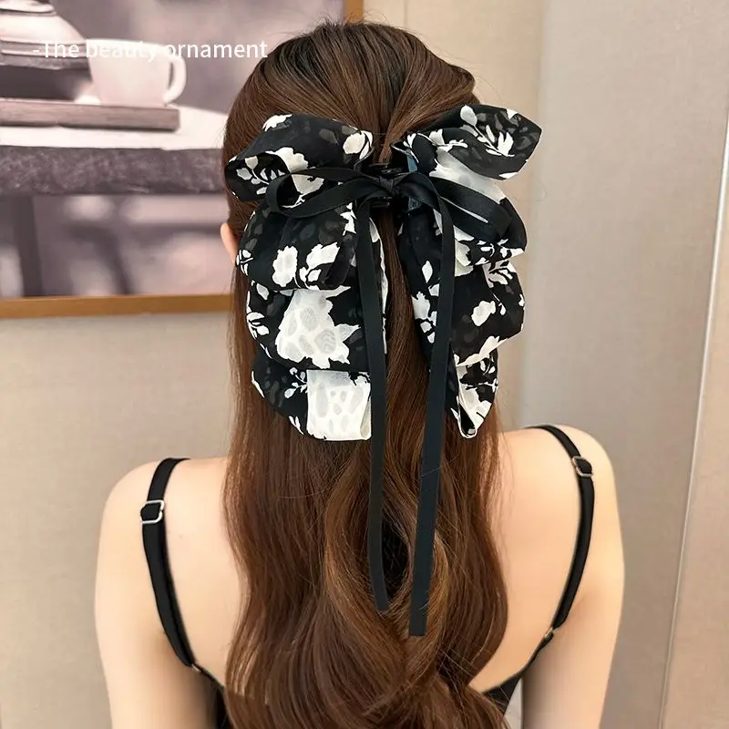 Women Girls Hair Accessories Hairband 2023 New Girls Big Bow Hair Clips Barrettes Bow Knotted Long Ribbon Chiffon Hairpin
Women Girls Hair Accessories Hairband 2023 New Girls Big Bow Hair Clips Barrettes Bow Knotted Long Ribbon Chiffon Hairpin