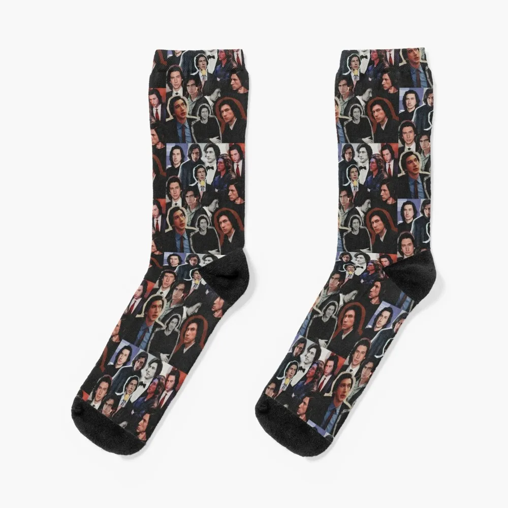 

Adam Driver 2019 Collage Socks moving stockings socks for christmas Men's Socks Women's